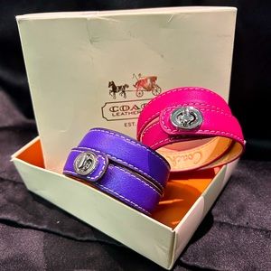 Coach Wrap Bracelets (pair)